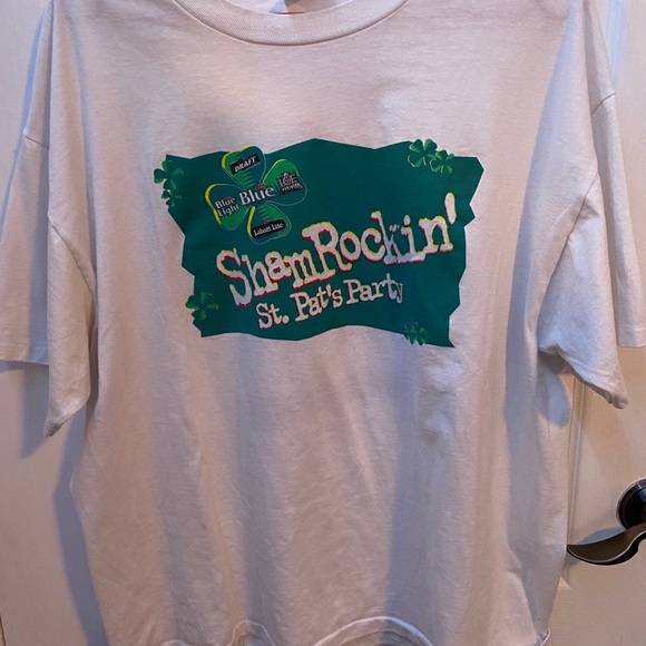 Vintage BlueLight St.Patrick’s T-Shirt - Picture 2 of 4